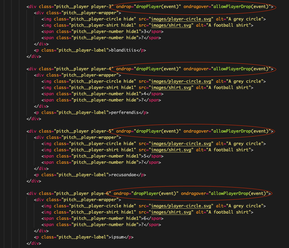 Drag & Drop API